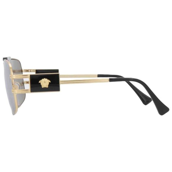 Sale! Men's Versace Gold Square Sunglasses - Picture 4 of 4